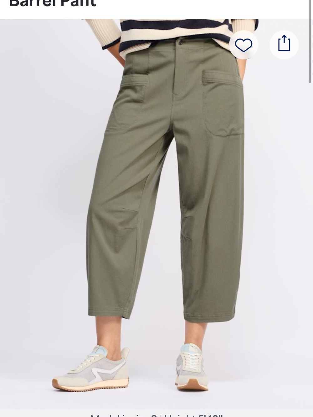 Threads 4 Thought Sage Green Cargo Jumpsuit Pants